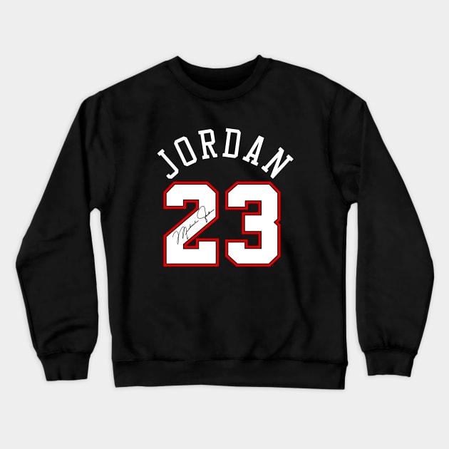 MJ - signed Crewneck Sweatshirt by Buff Geeks Art